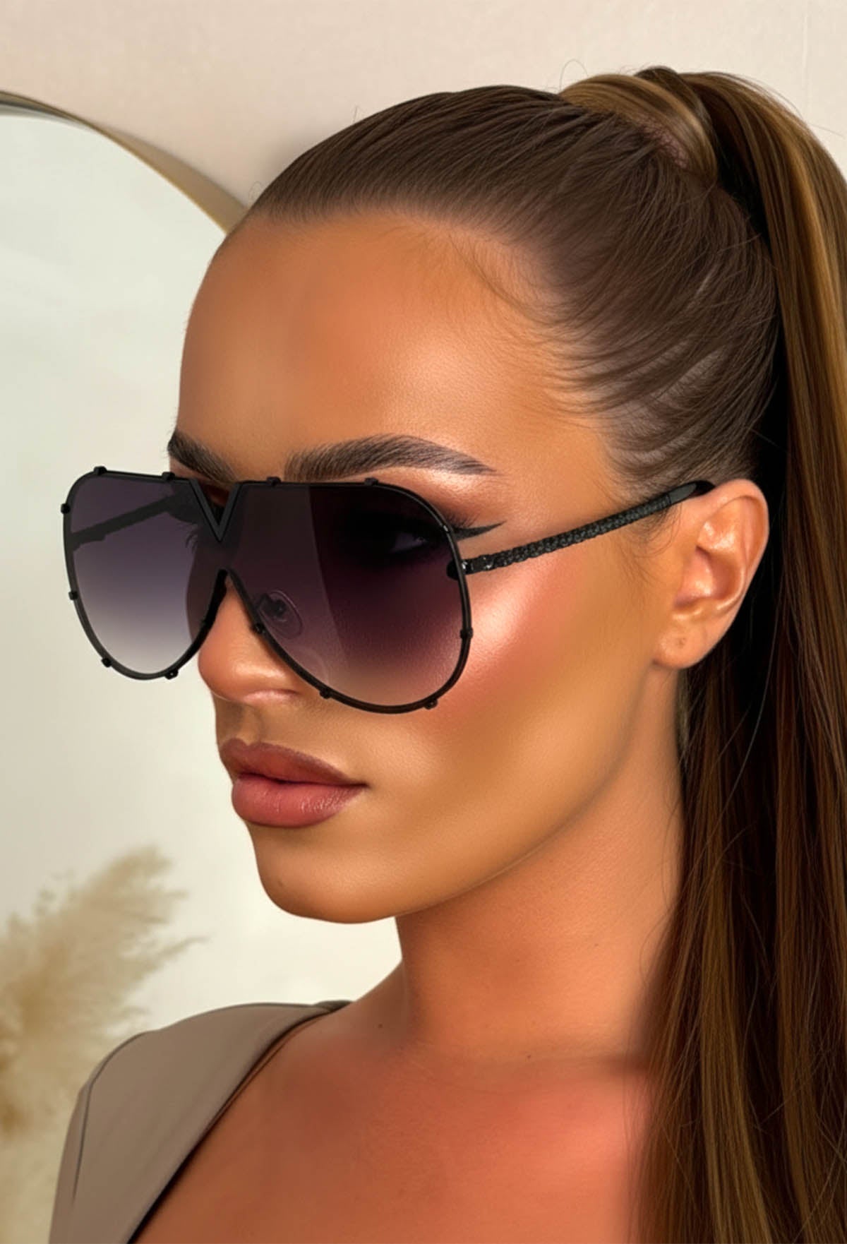 Aviator Baby Black Aviator Sunglasses