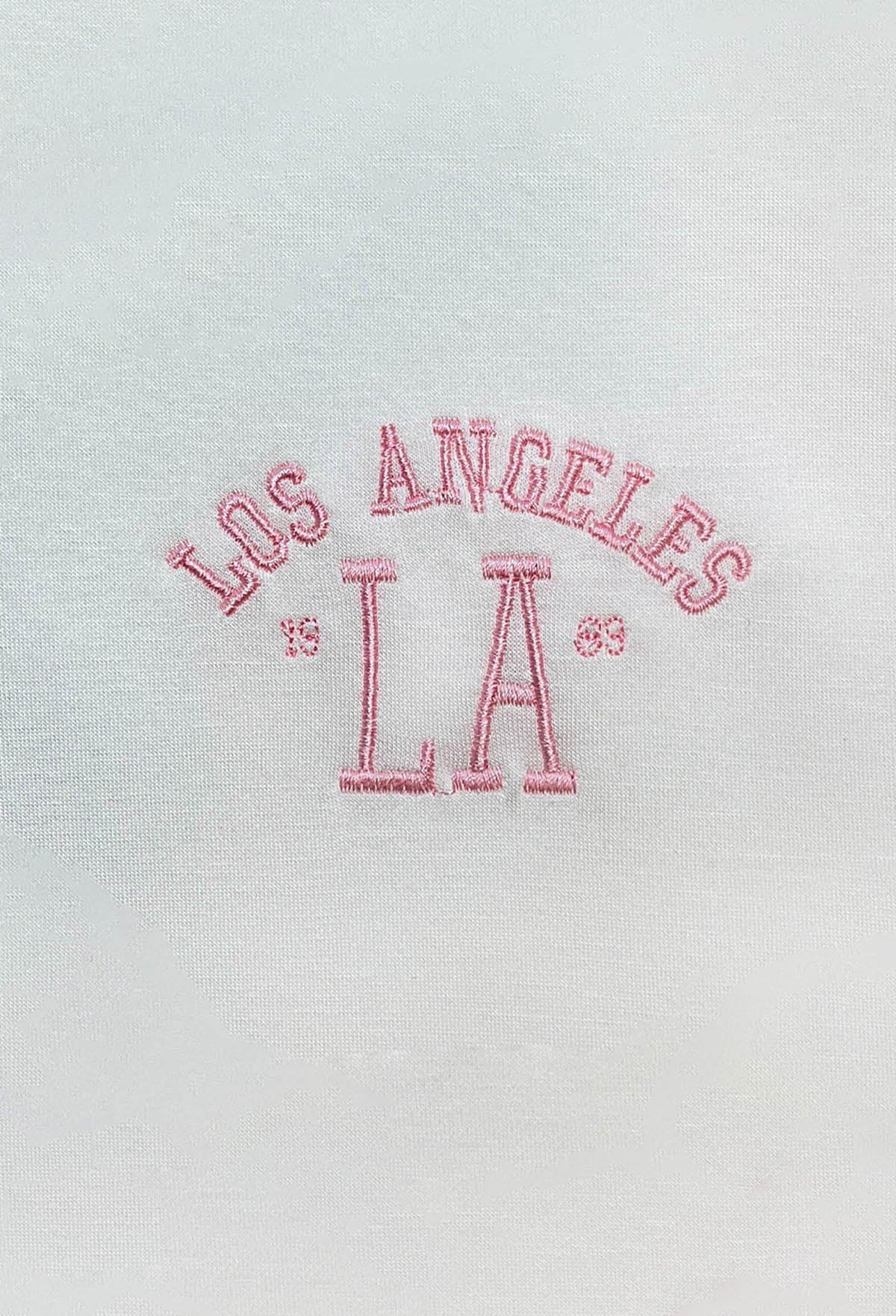 LA Loving Cream T-Shirt & Shorts Set