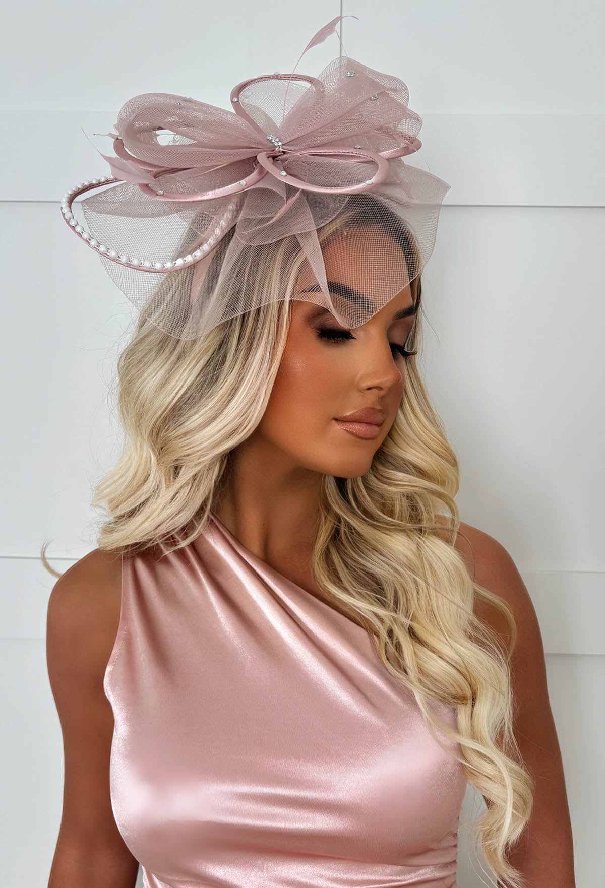 Eternity Pink Fascinator
