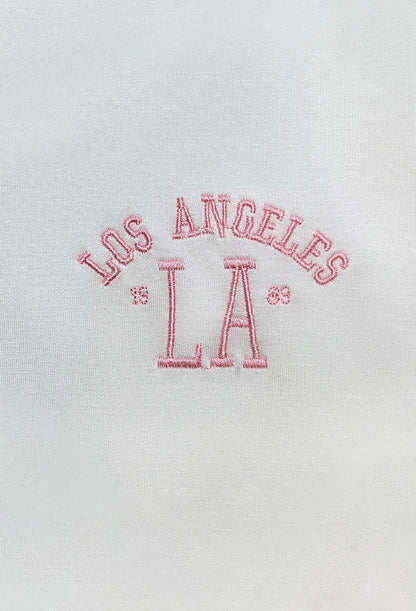 LA Loving Cream T-Shirt & Shorts Set