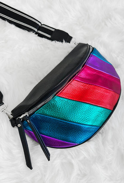 Slay Babe Multi Metallic Bum Bag